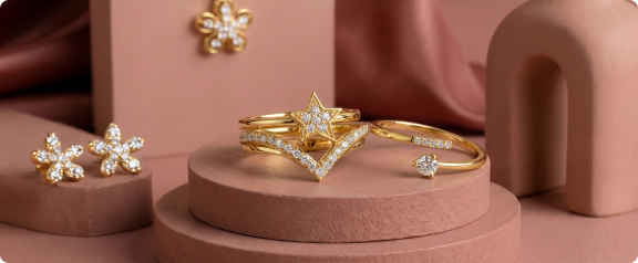9Kt Gold + Lab grown diamond — Coming soon