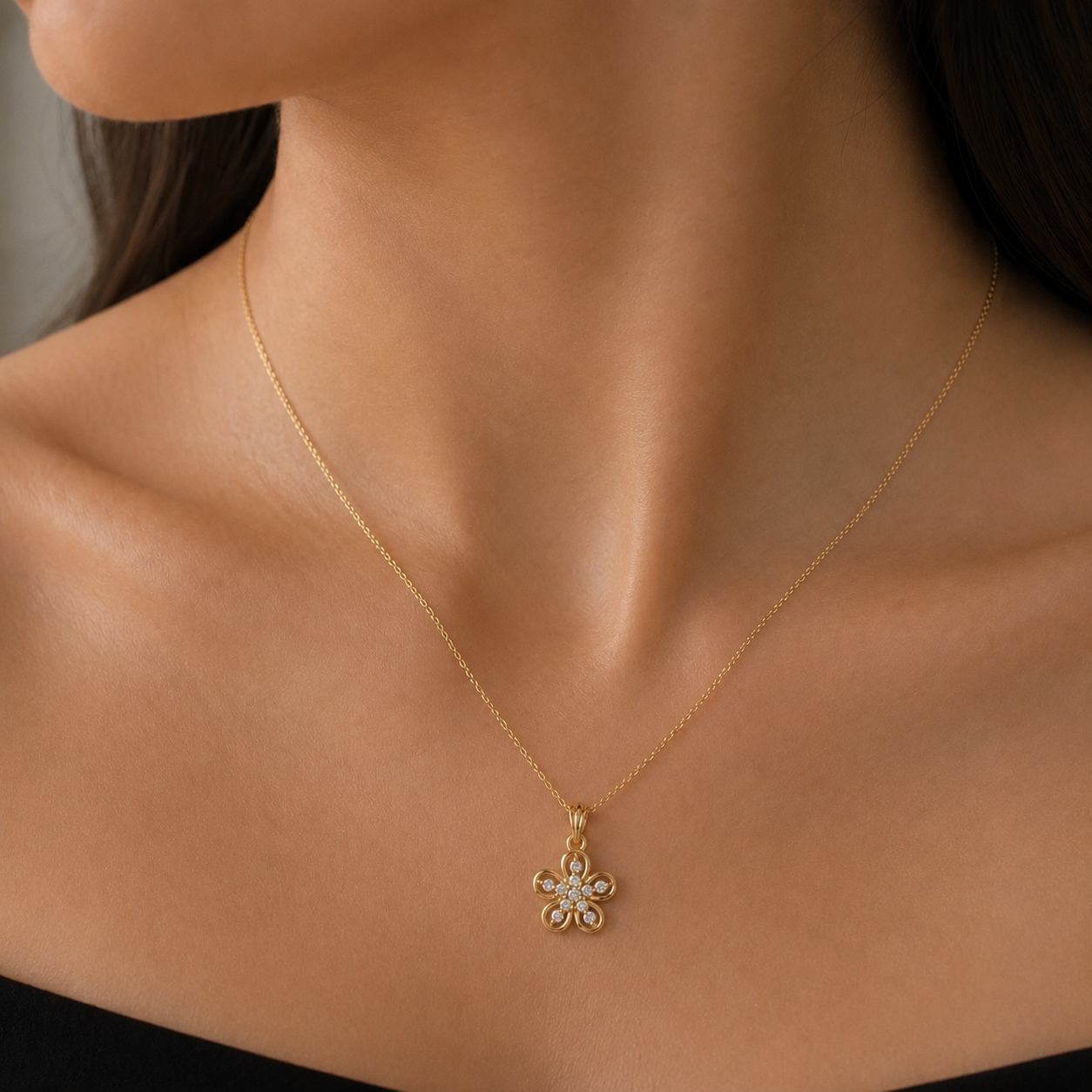 Bloom Petal Floral Pendant