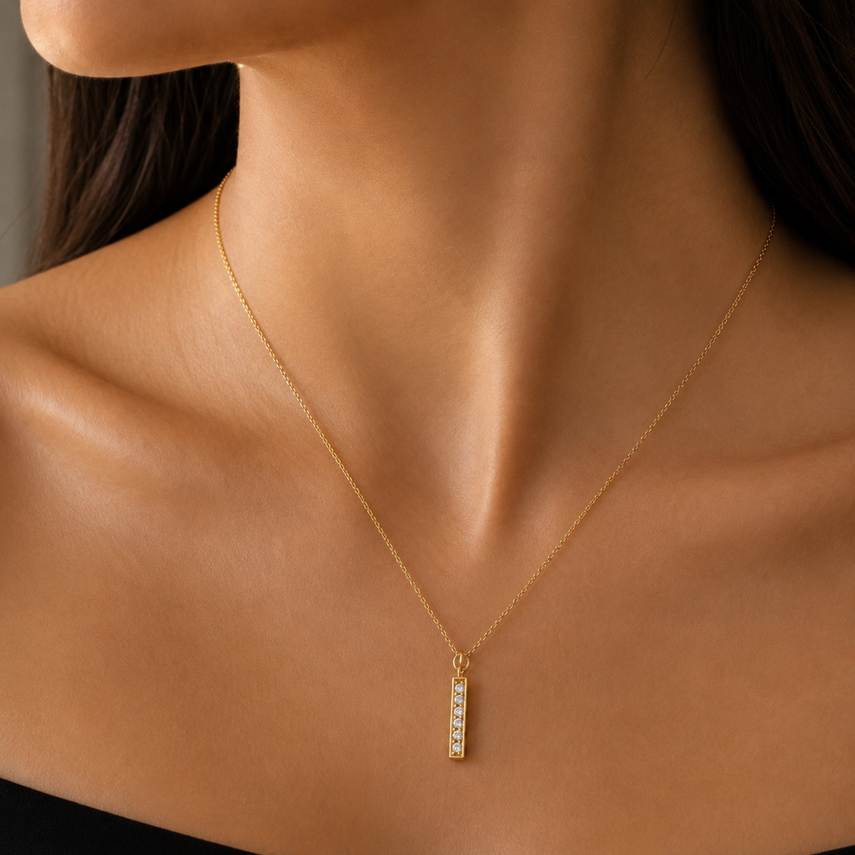 Linear Luxe Bar Pendant