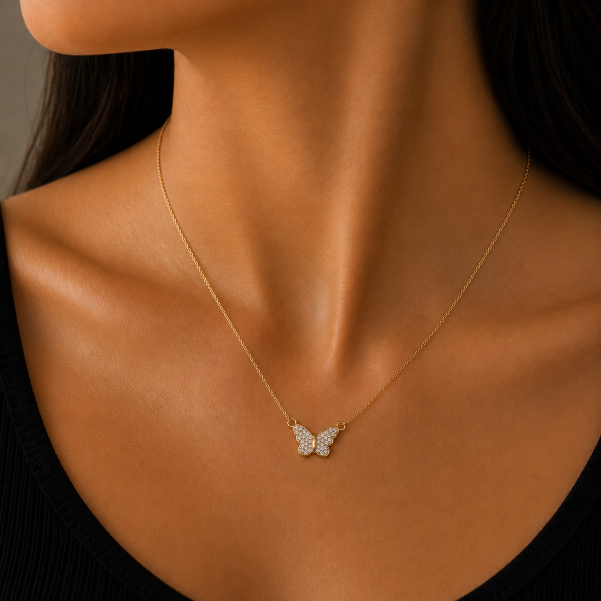 Flutter Gem Butterfly Charm