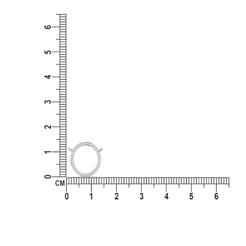 Oval Halo Connector