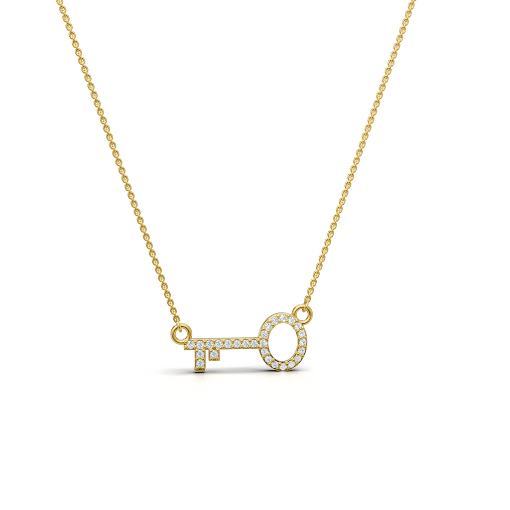Vintage Key Spark Charm