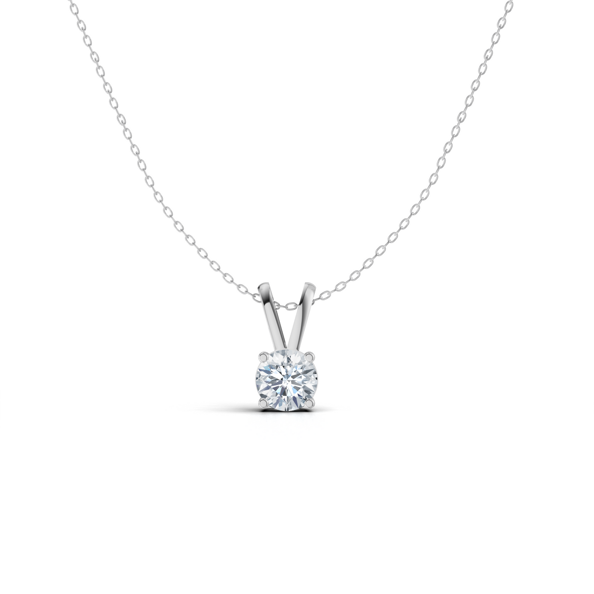 Radiant Solitaire V-Bail
