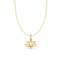 Serene Lotus Pendant
