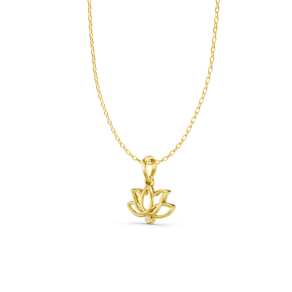 Serene Lotus Pendant