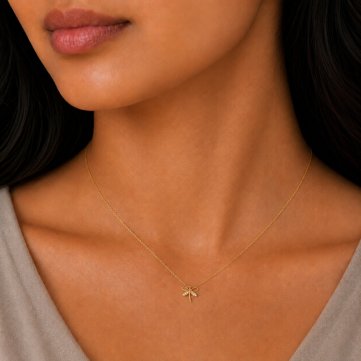 Dancing Dragonfly Pendant