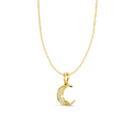 Moonlit Crescent Pendant