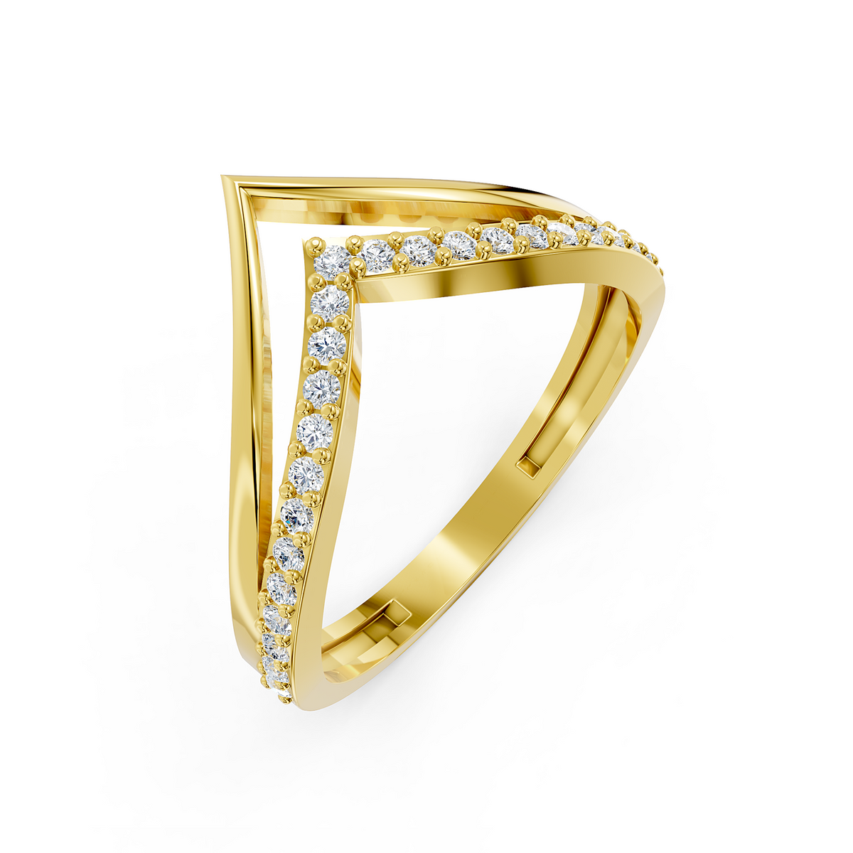 Celeste Crown V Sterling Silver Ring