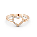 Sweetheart Halo Ring