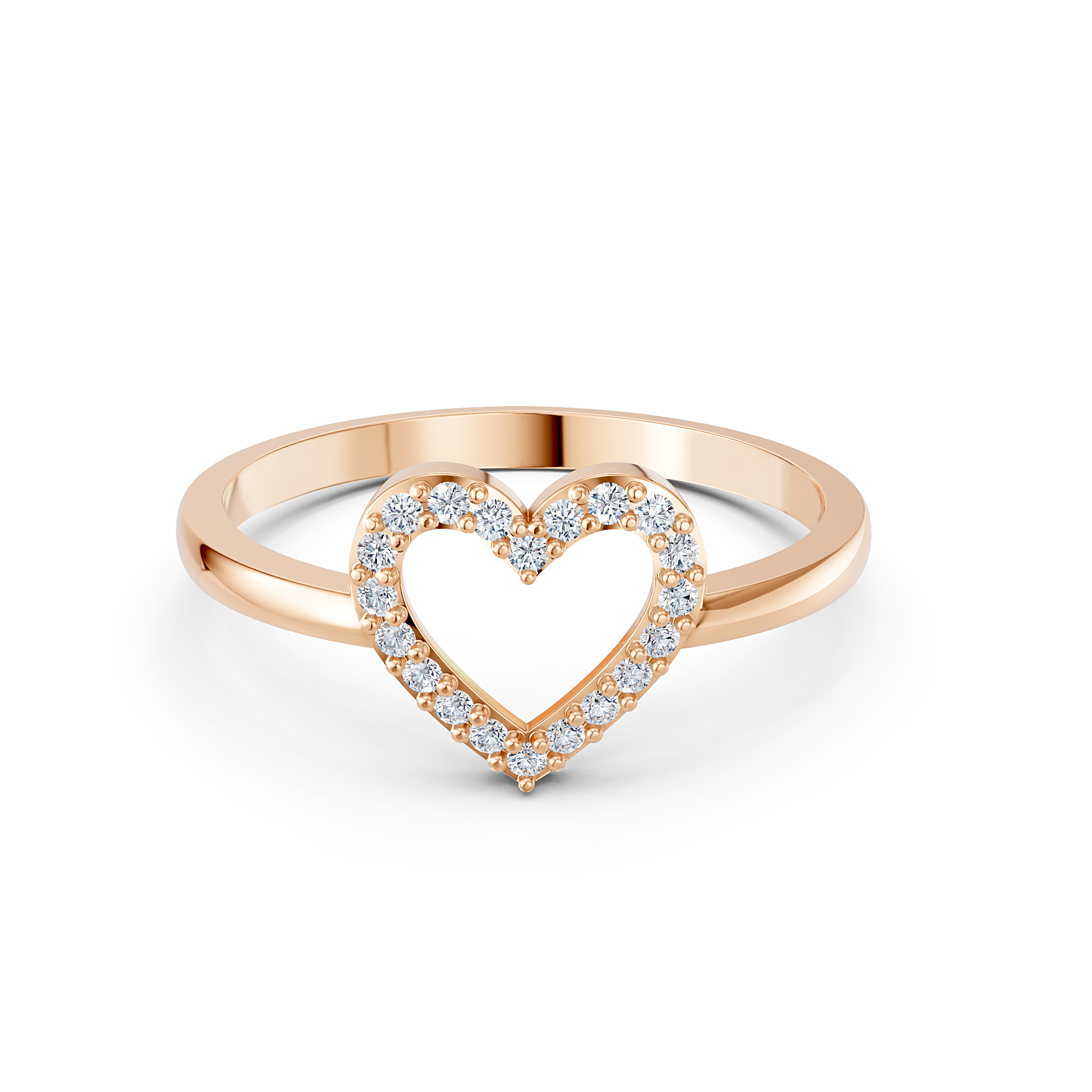 Sweetheart Halo Ring