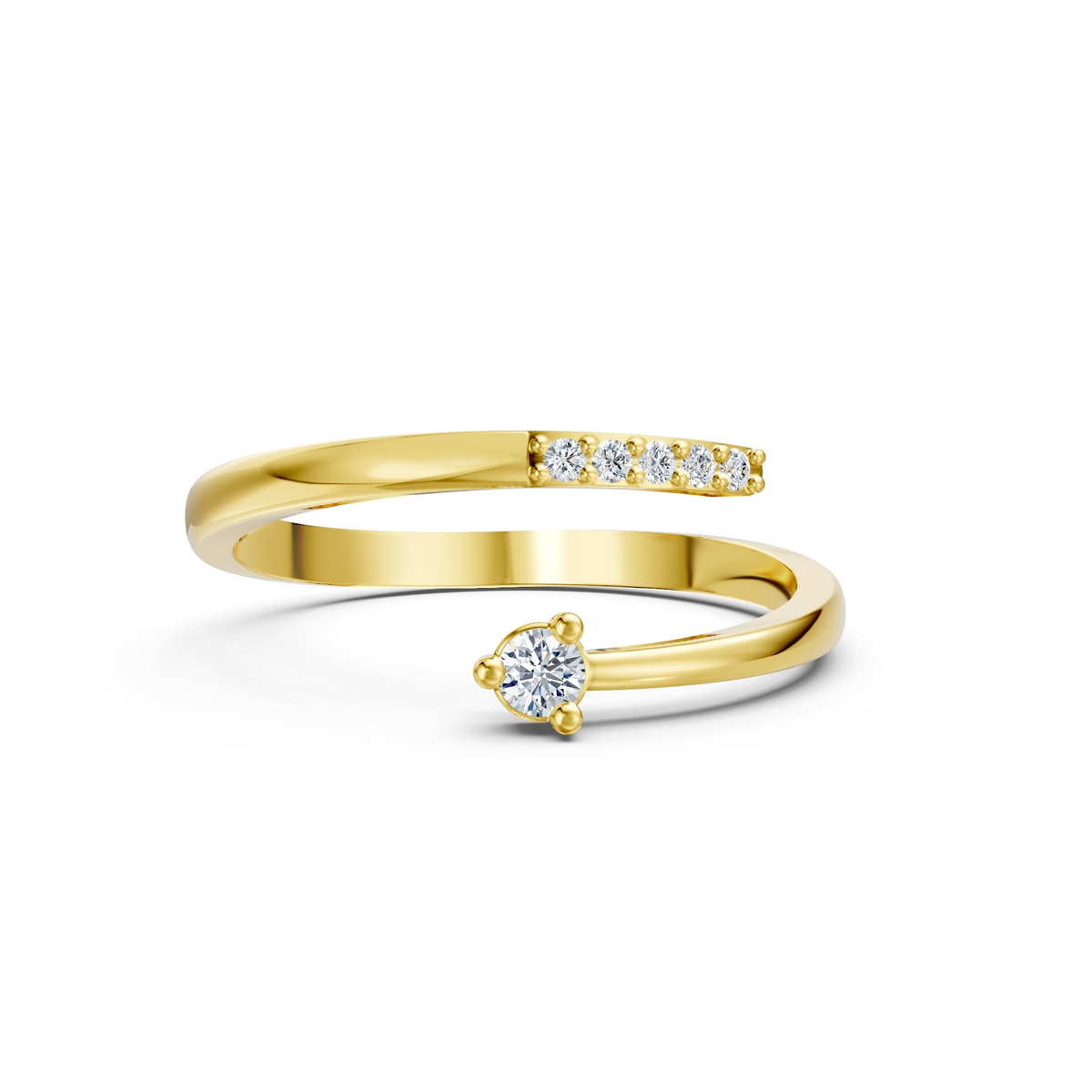 Luna Drop Open Ring
