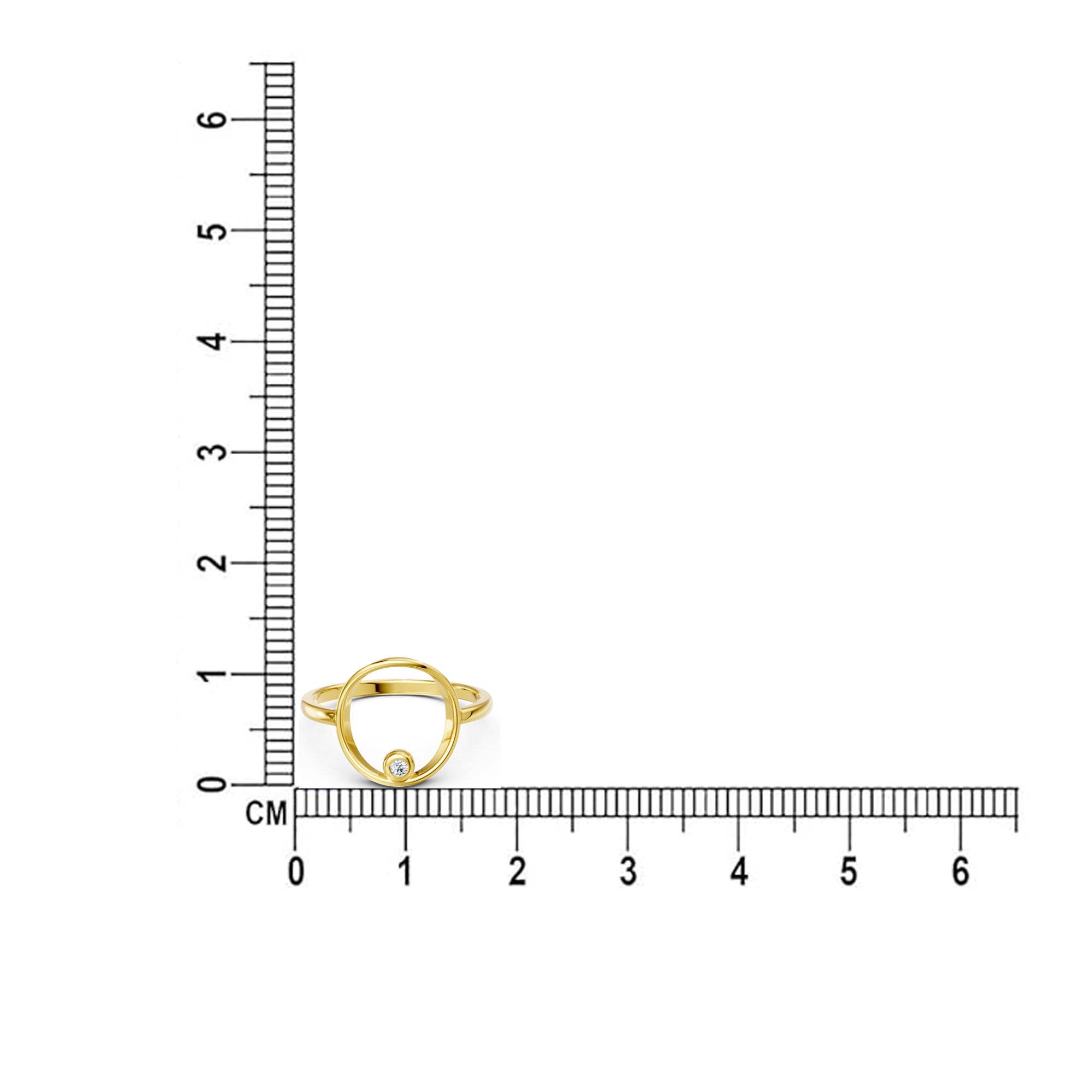 Orbit Circle Statement Ring