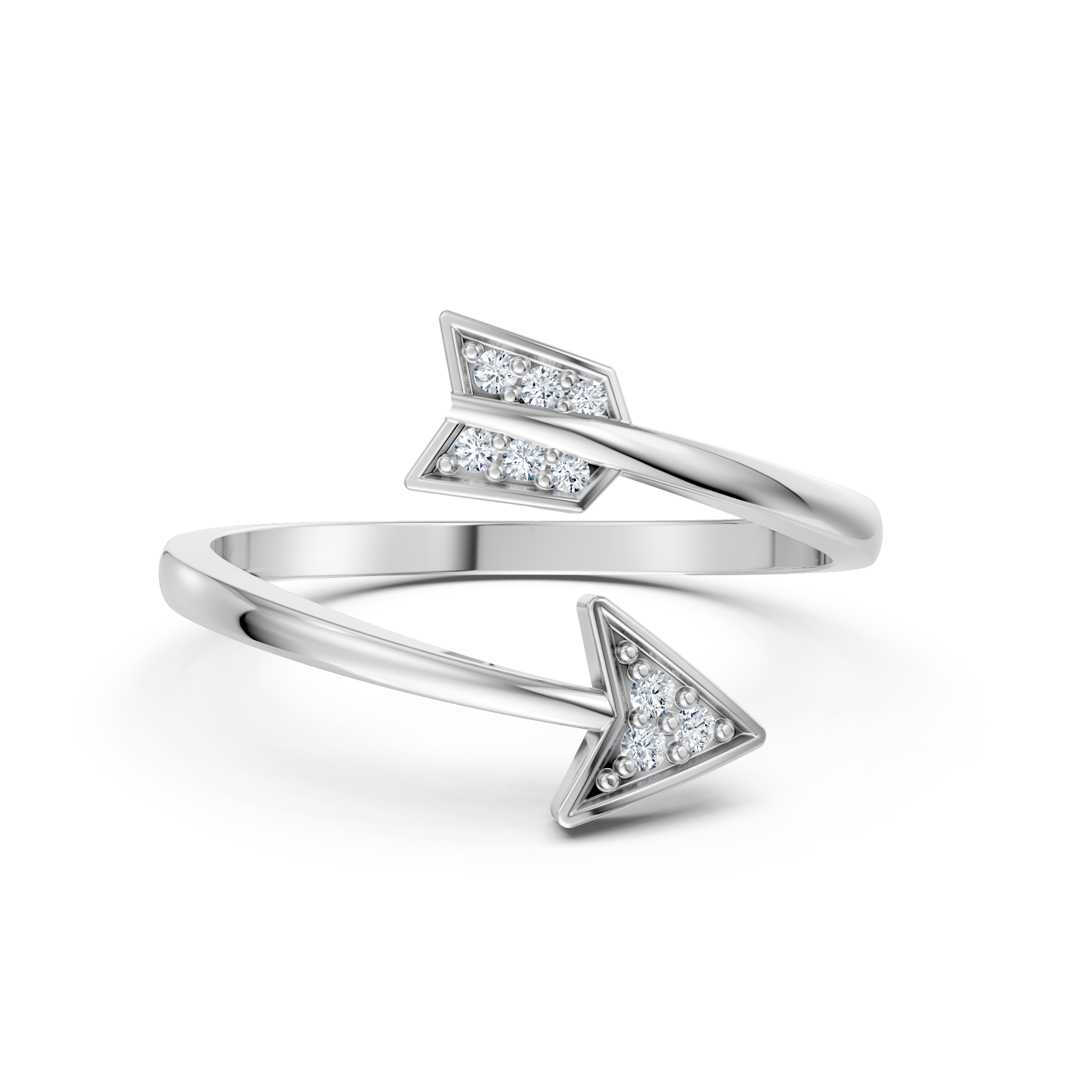 Arrow Whisper Open Ring