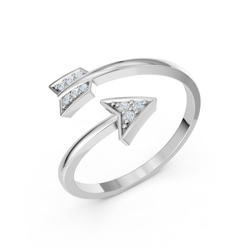 Arrow Whisper Open Ring