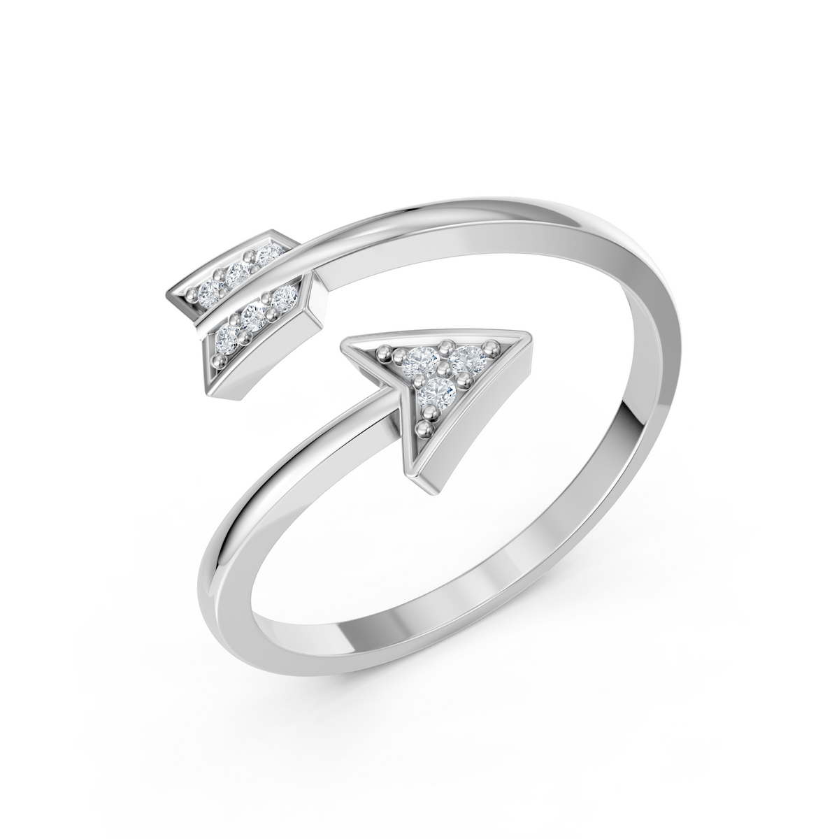 Arrow Whisper Open Ring