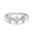 Majestic Crown Trio Ring