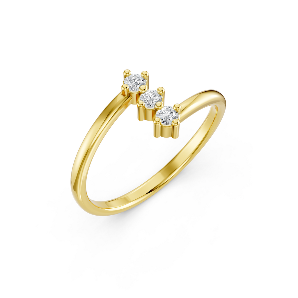 Celeste Trio Diamond Ring