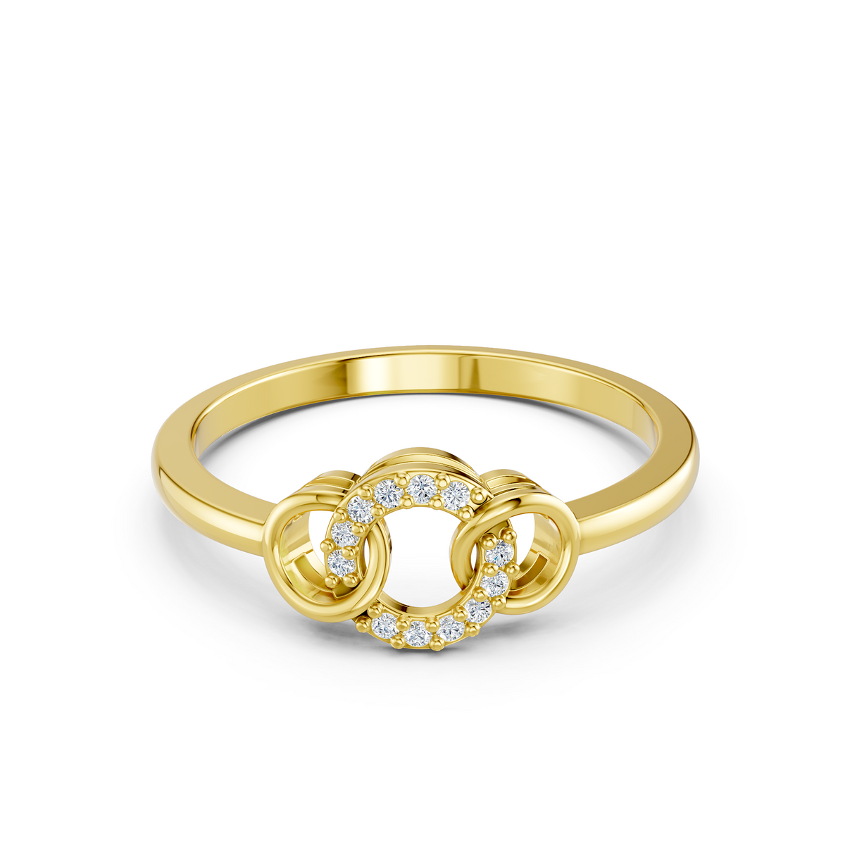 Aura Circle Diamond Ring