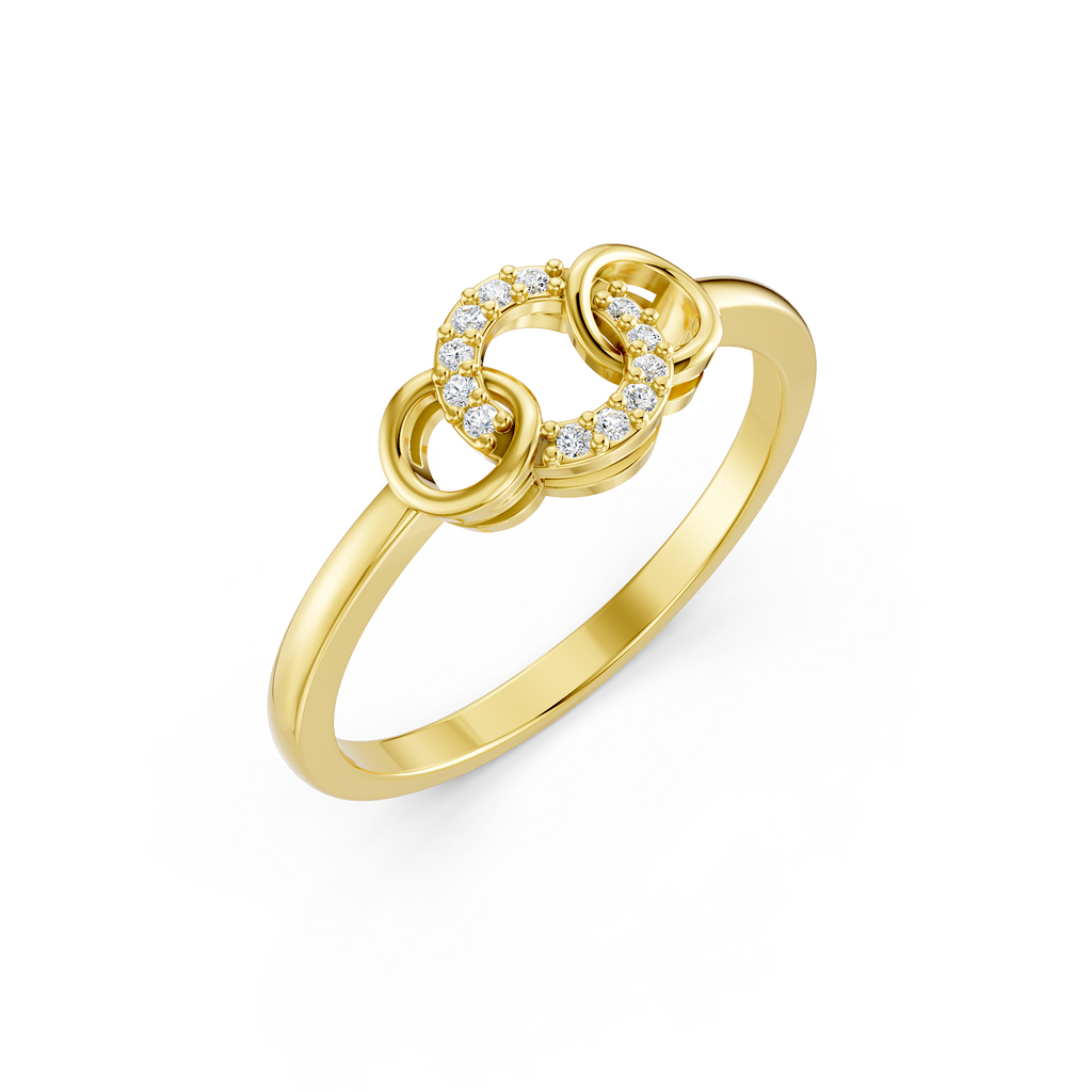 Aura Circle Diamond Ring