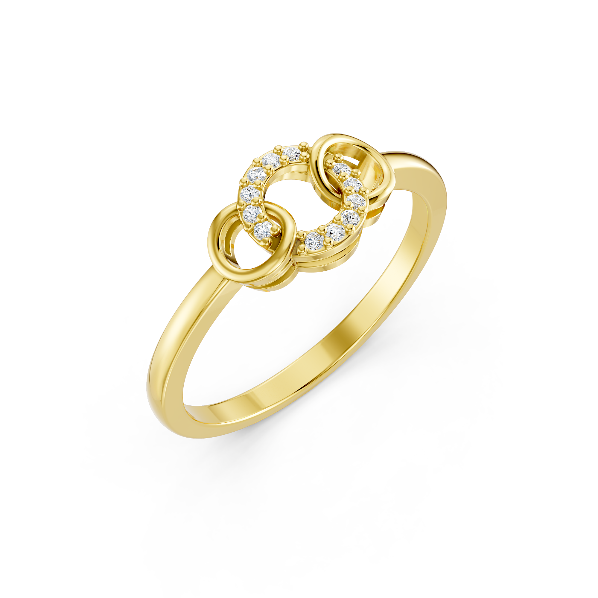 Aura Circle Diamond Ring