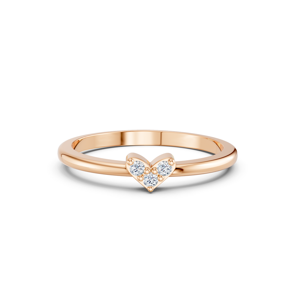 Amour Heart Diamond Ring