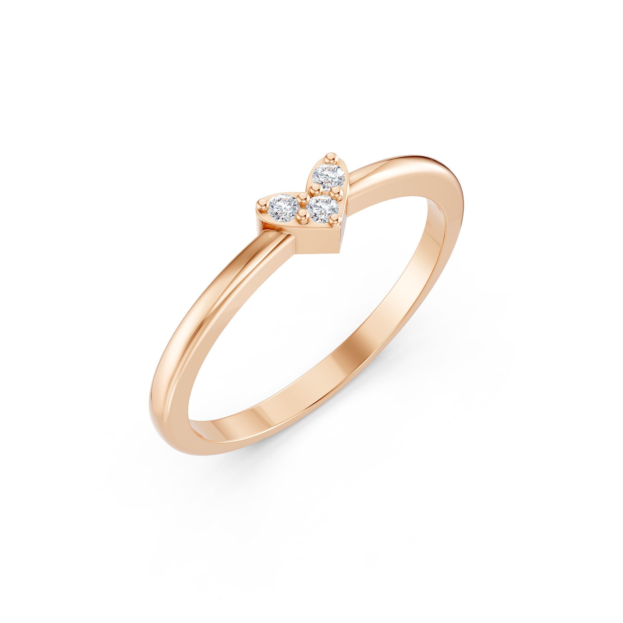 Amour Heart Diamond Ring