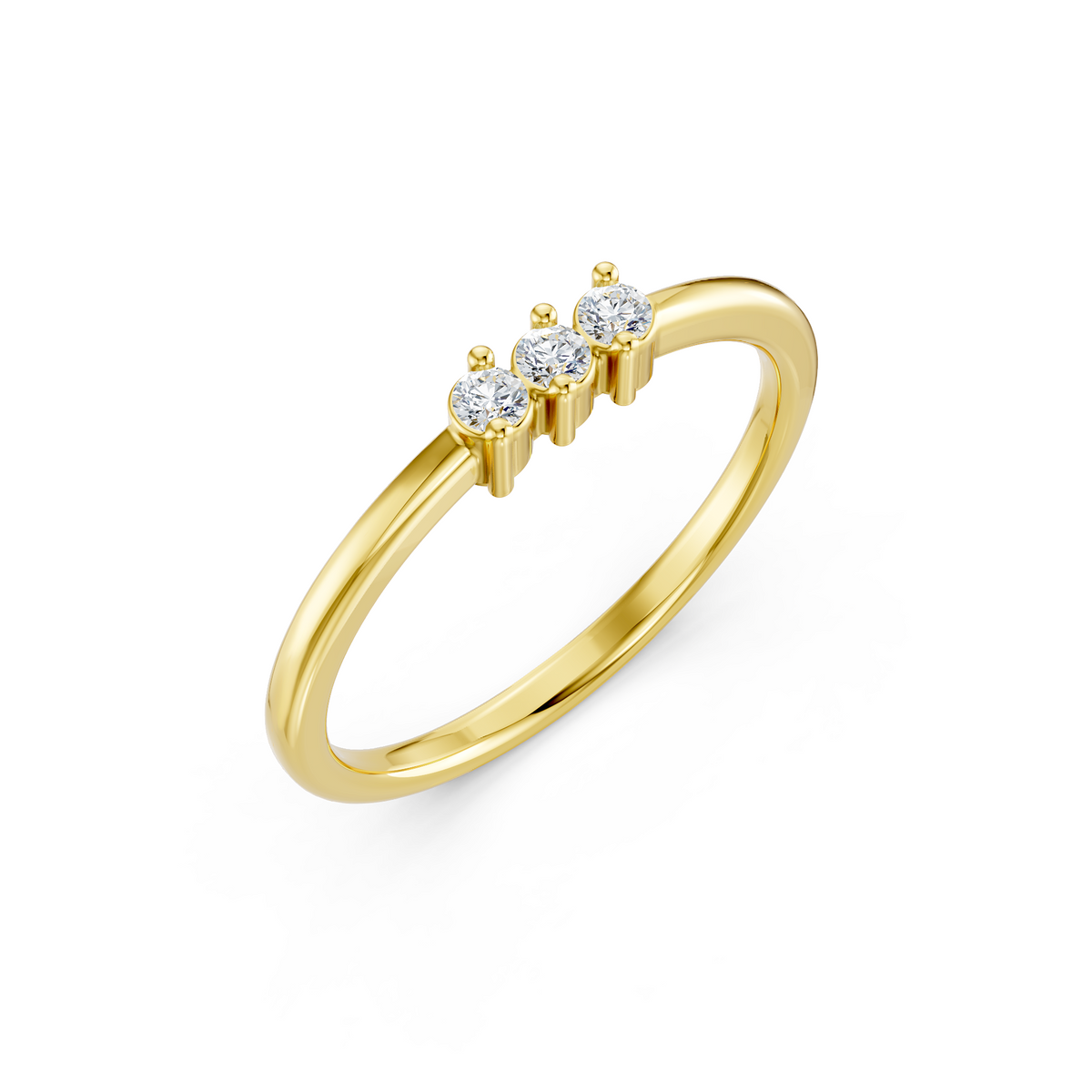Trinity Spark Diamond Ring