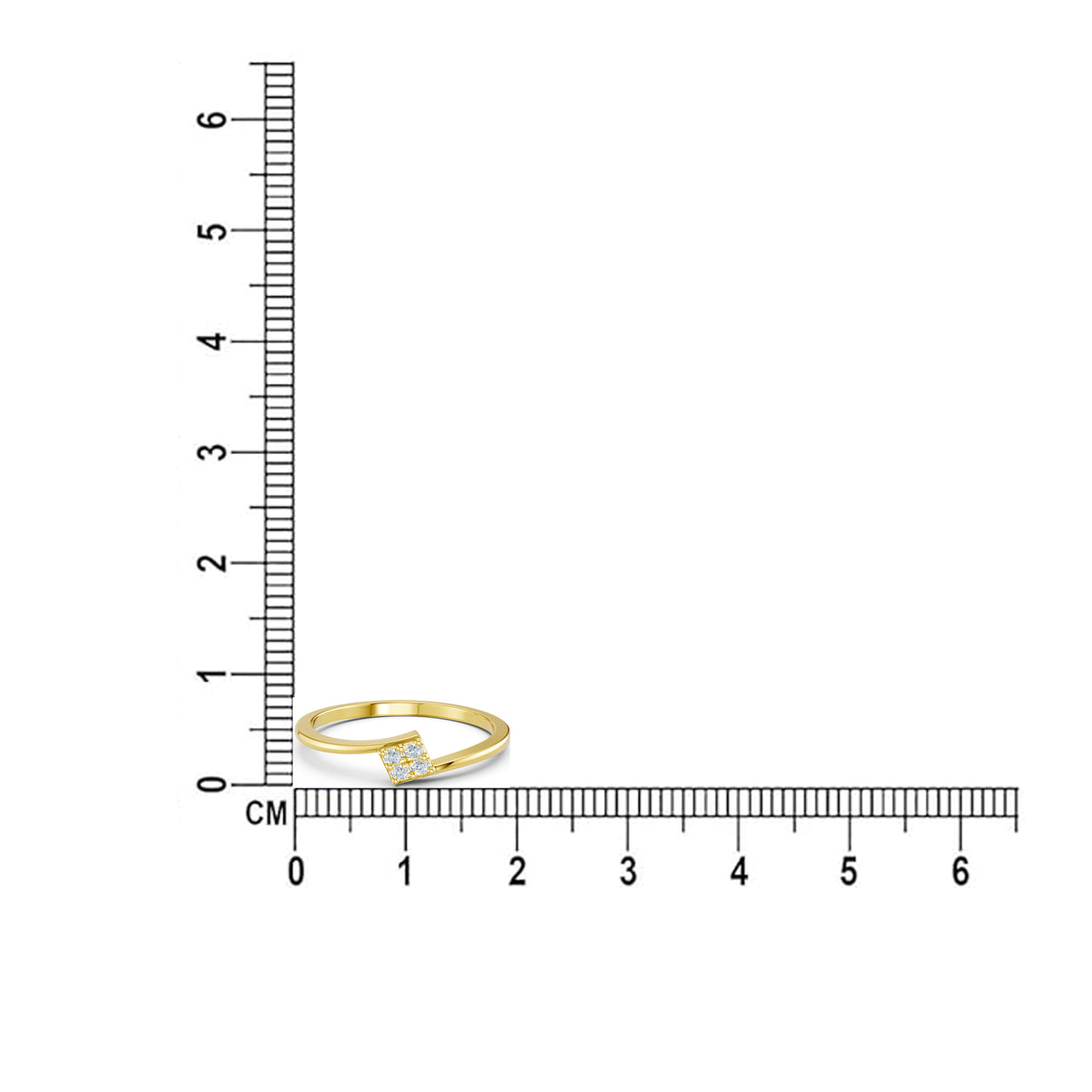 Aura Square Diamond Ring