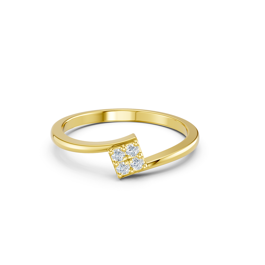 Aura Square Diamond Ring