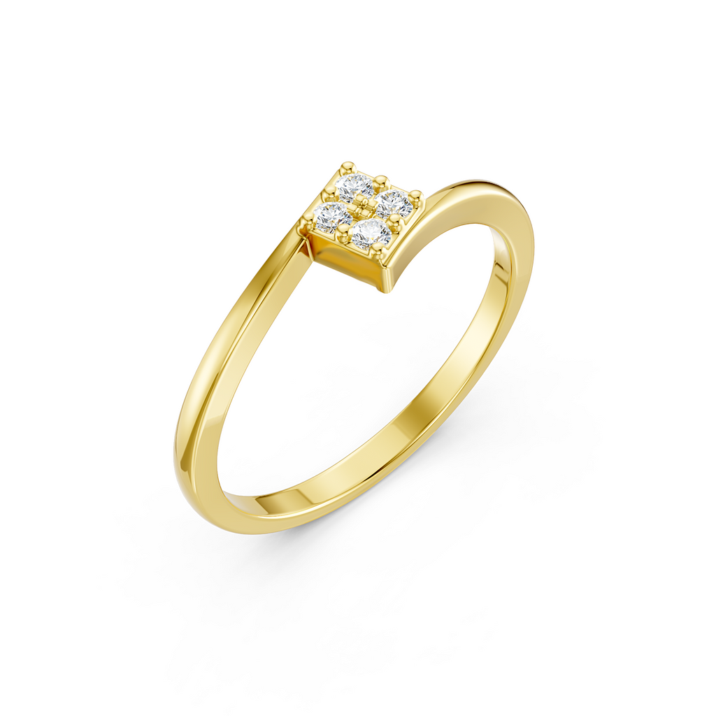 Aura Square Diamond Ring