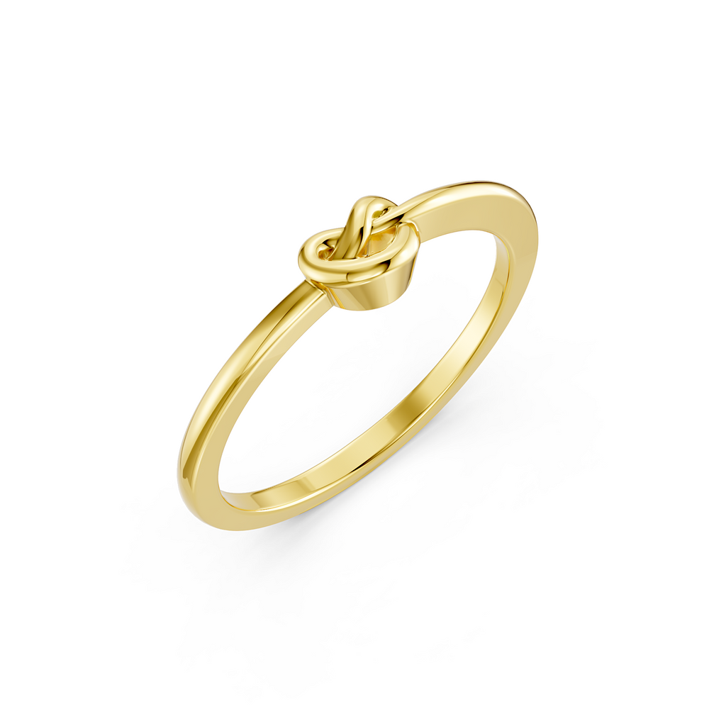 Eternal Heart Knot Ring