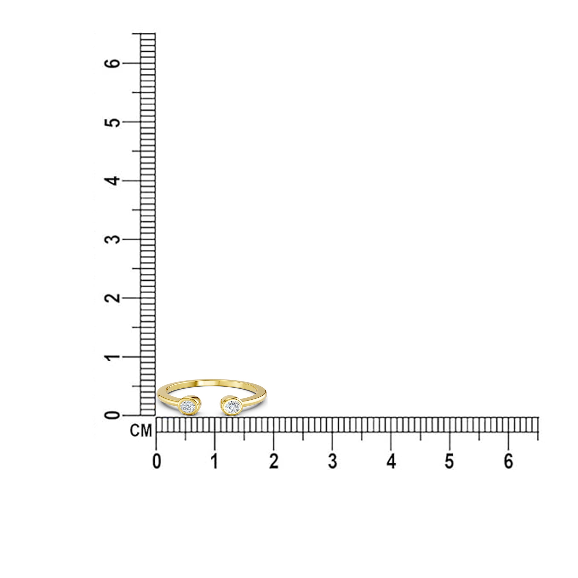 Twin Bezel Diamond Ring