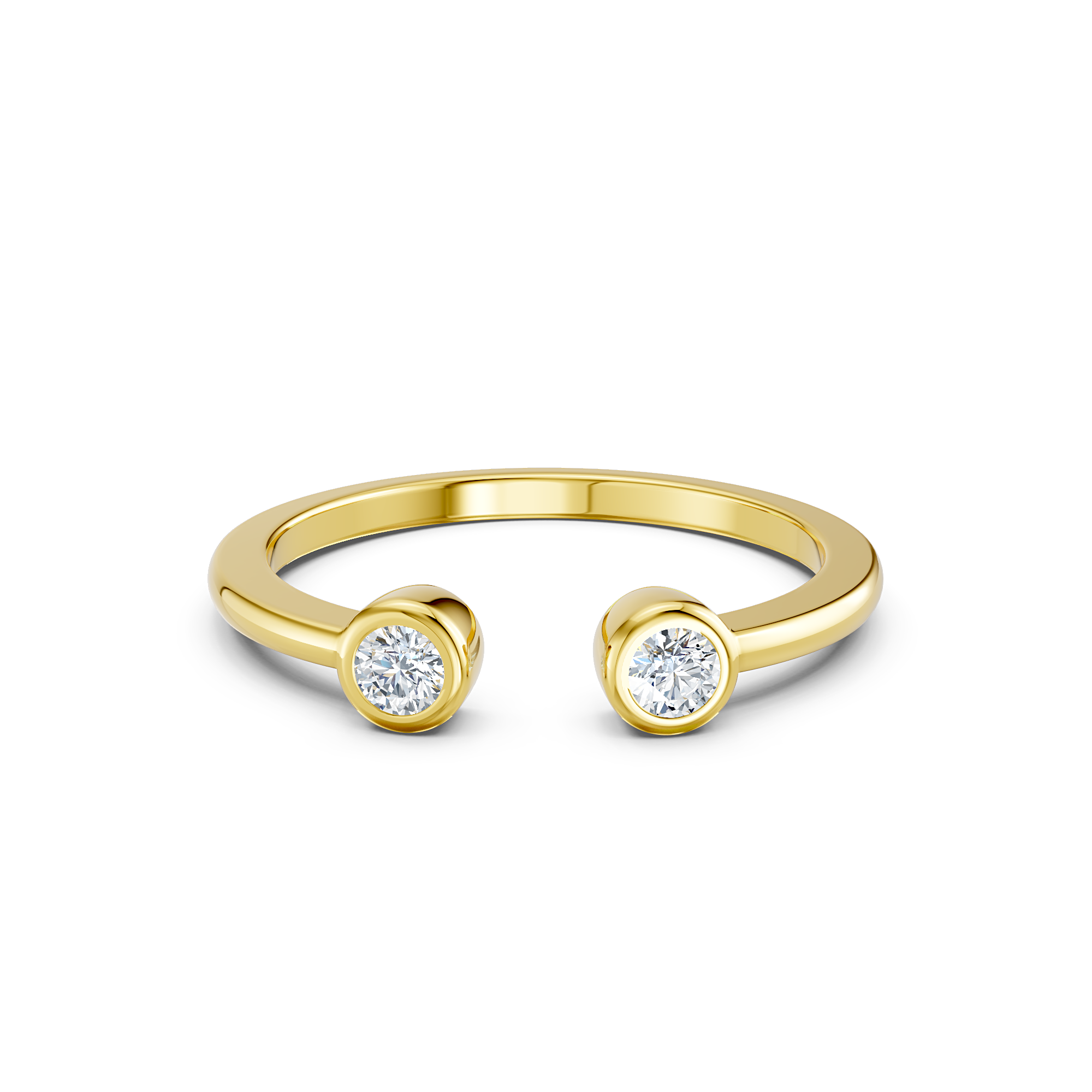 Twin Bezel Diamond Ring