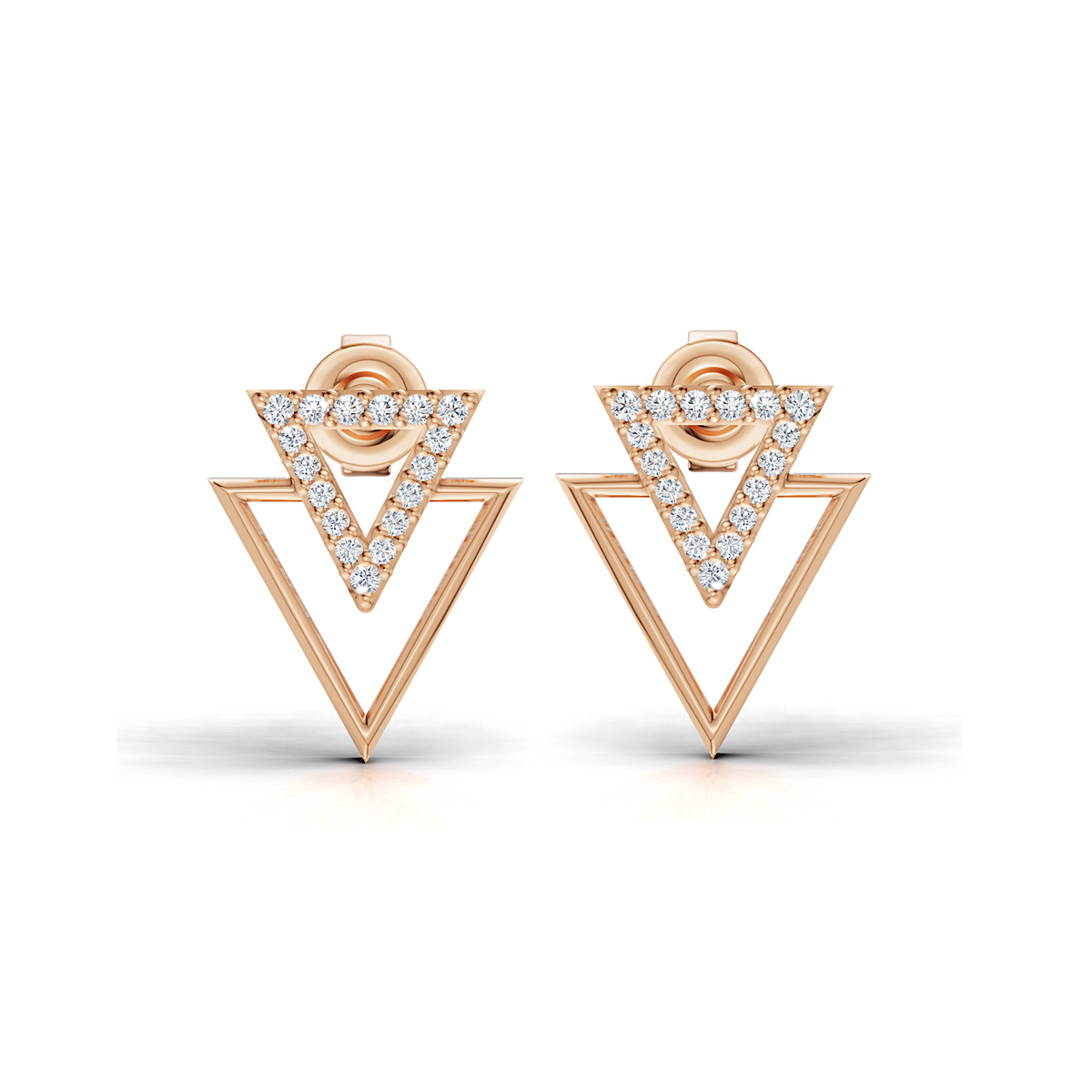 Geo Trinity Triangle Charm