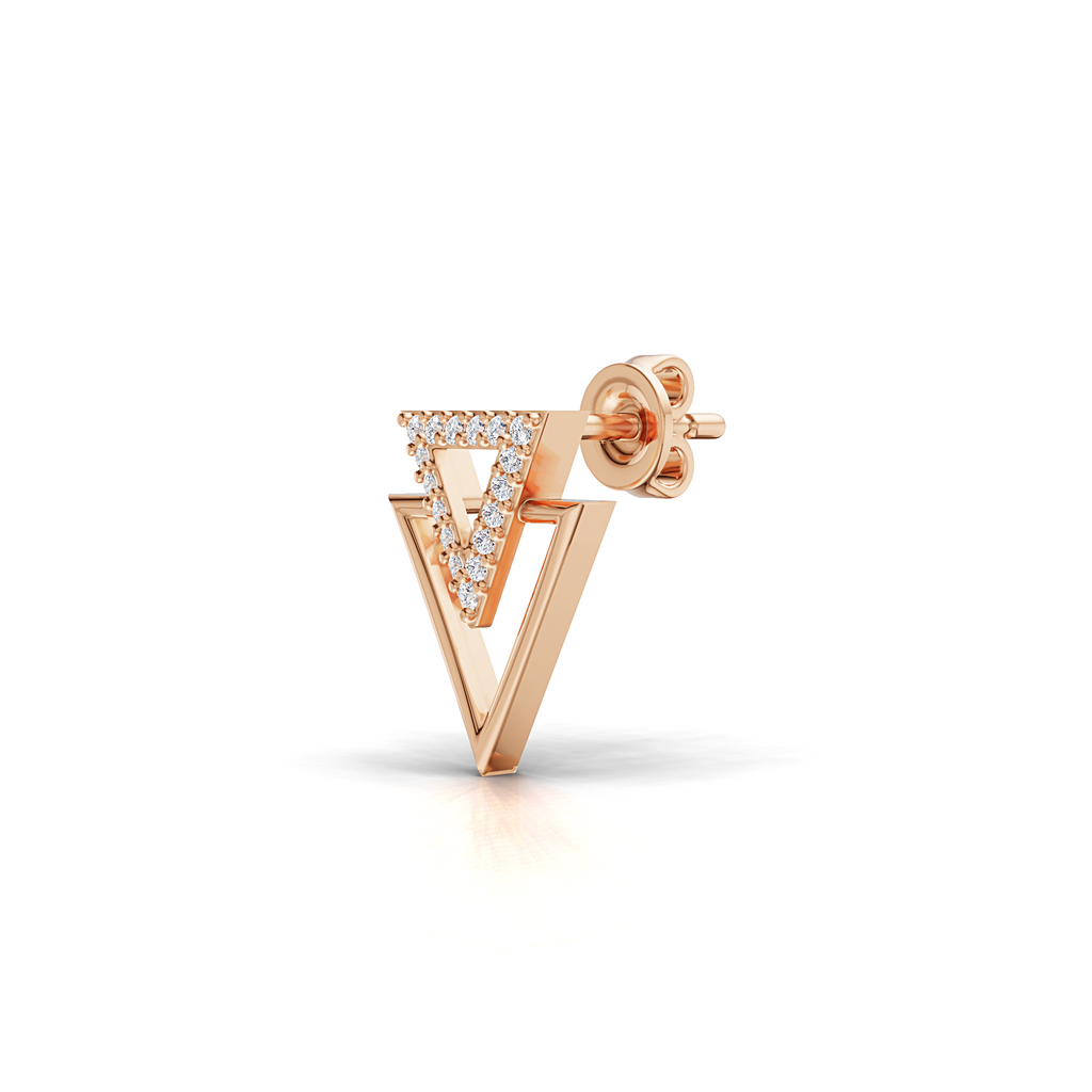 Geo Trinity Triangle Charm