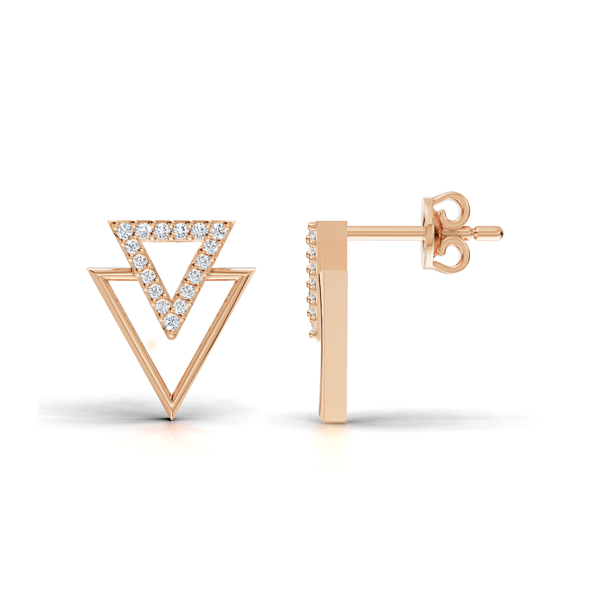 Geo Trinity Triangle Charm