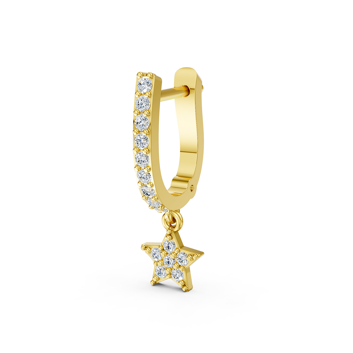 Amora Heart Hoop Charm