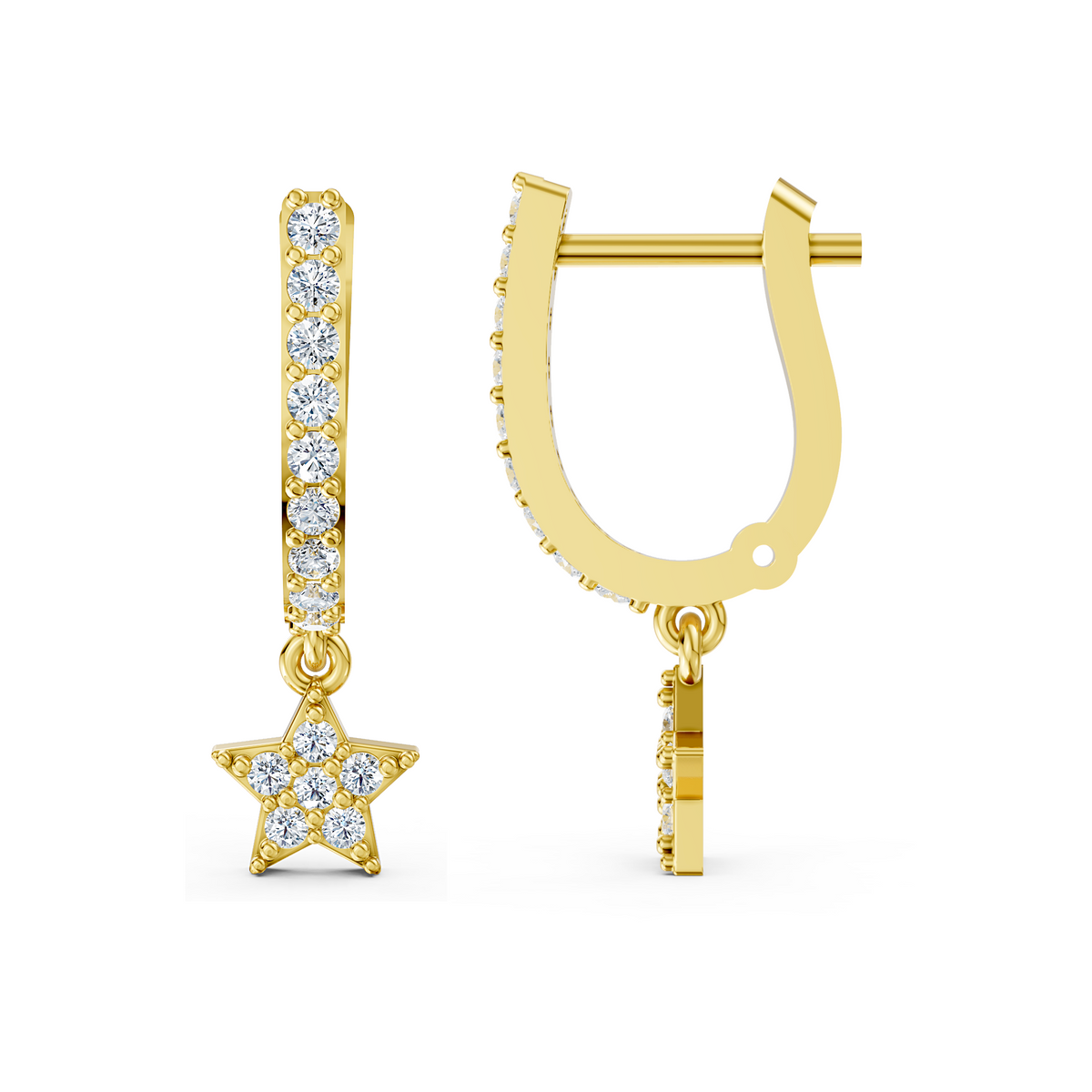 Amora Heart Hoop Charm