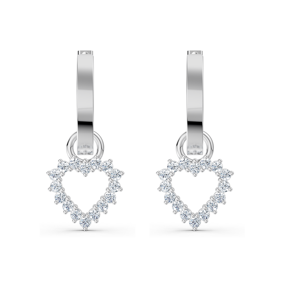 Lumi Solitaire Hoop Charm