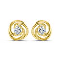 Rosette Swirl Studs