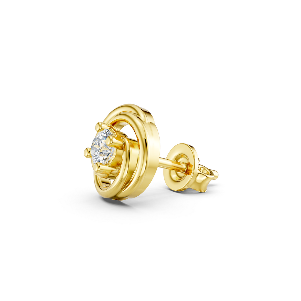 Rosette Swirl Studs