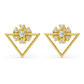 Floral Pyramid Studs