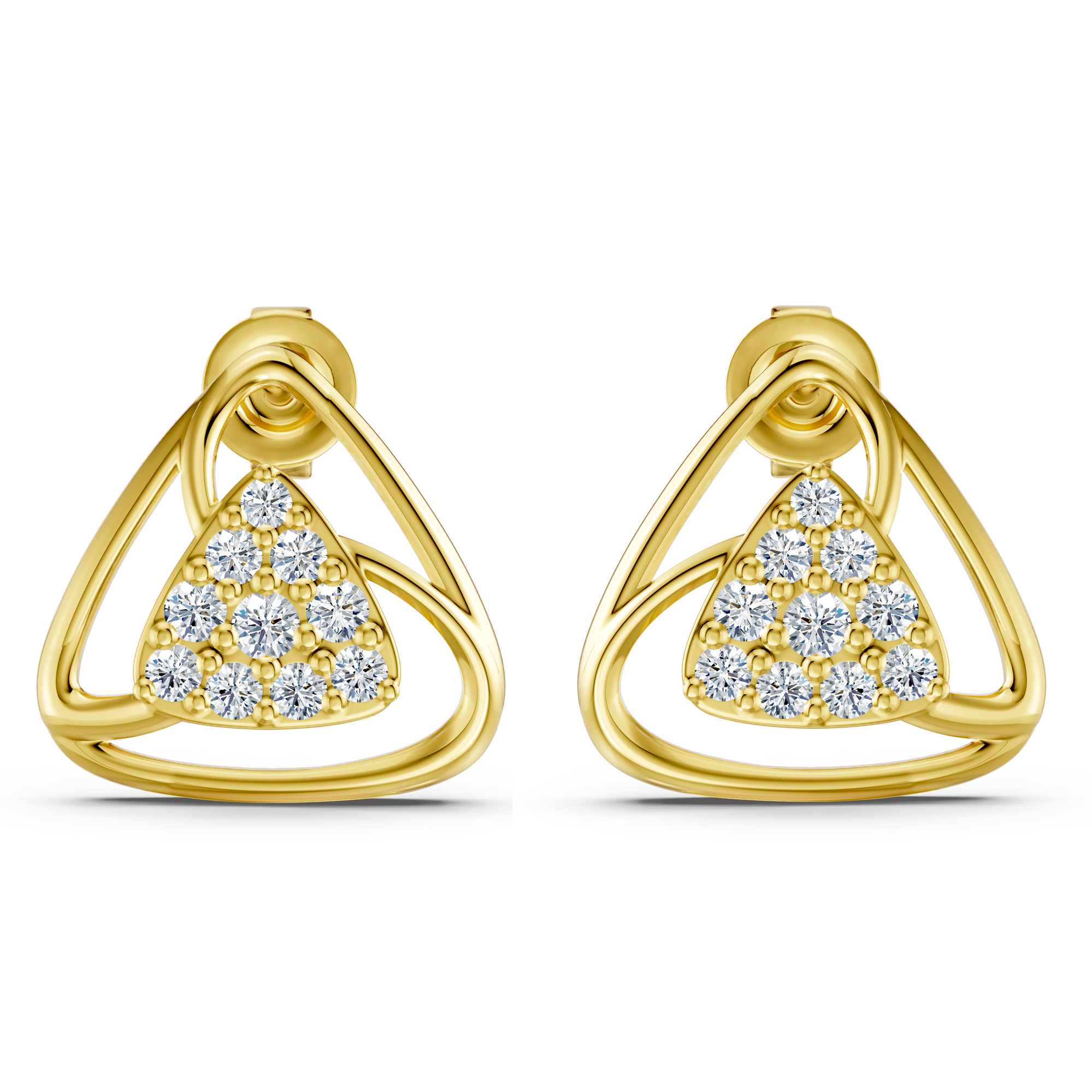 Twin Triangle Studs