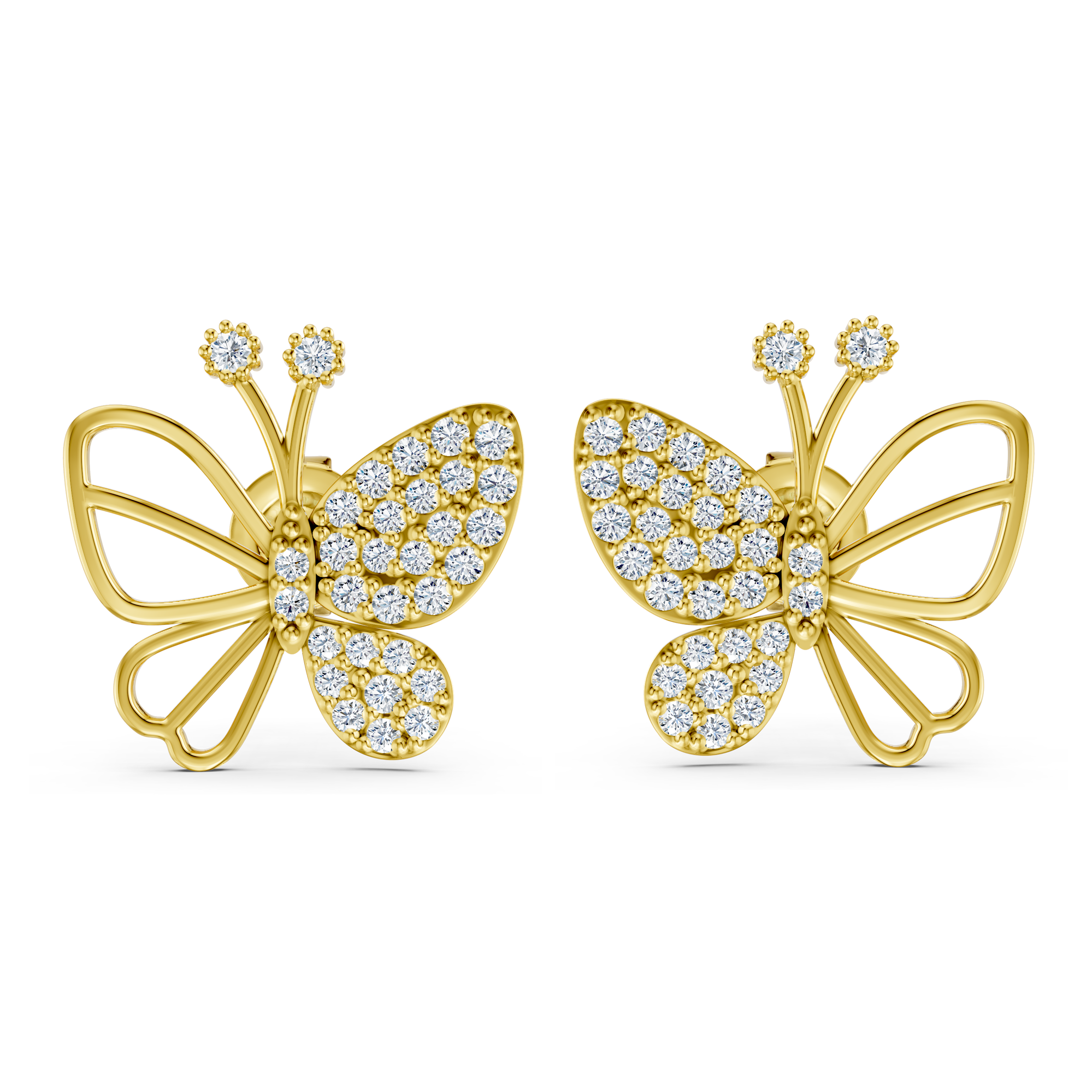 Fluttering Butterfly Studs
