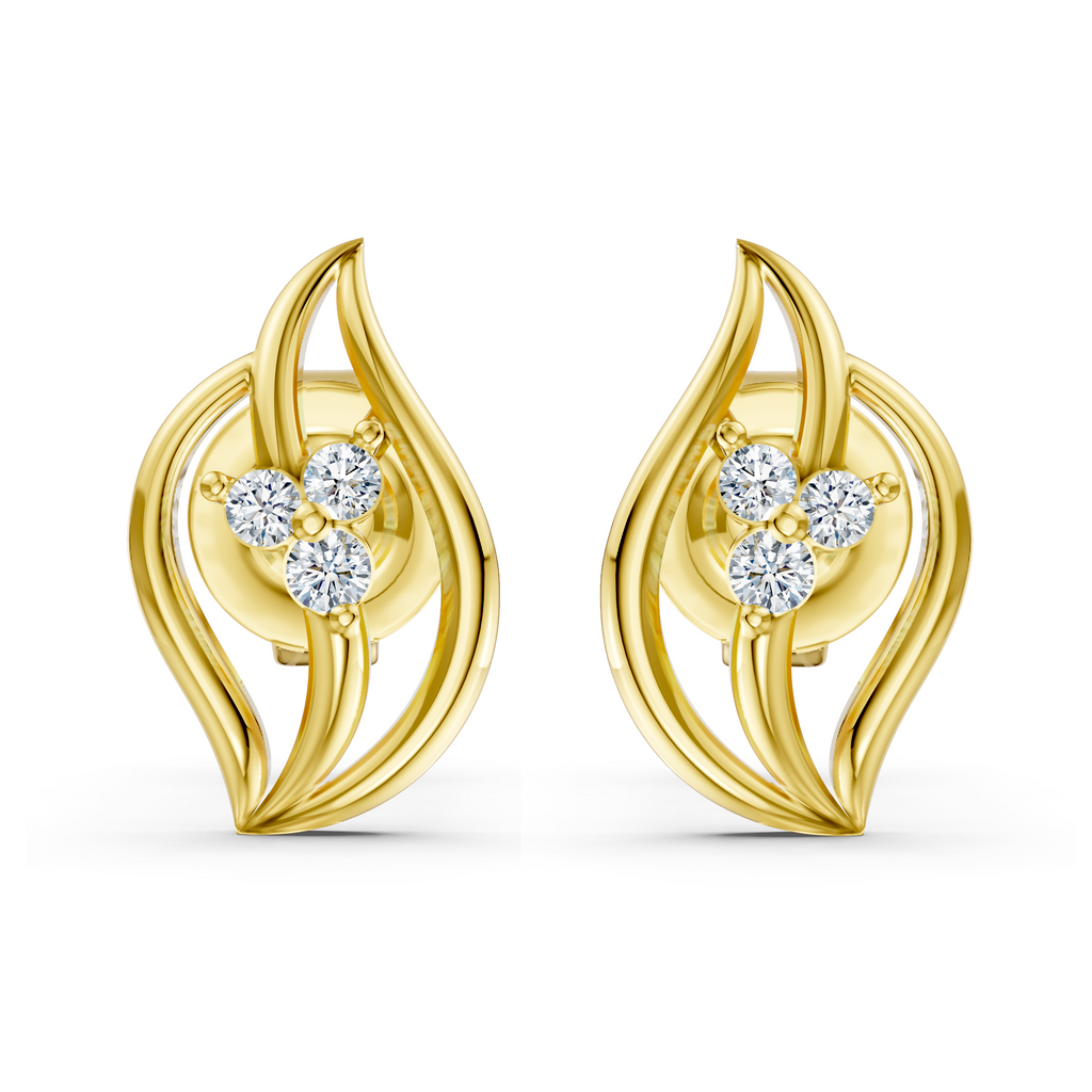 Blossom Leaf Studs