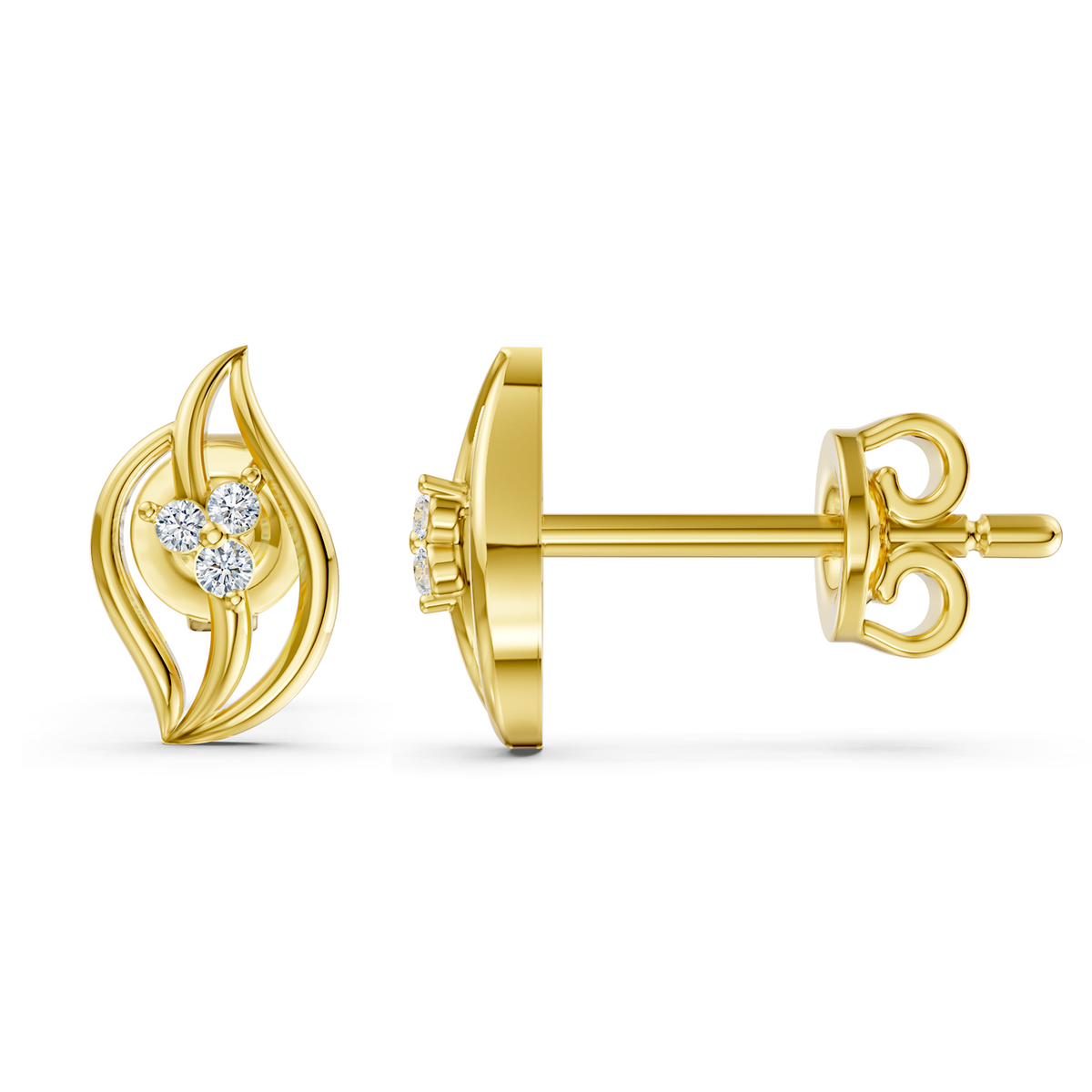 Blossom Leaf Studs