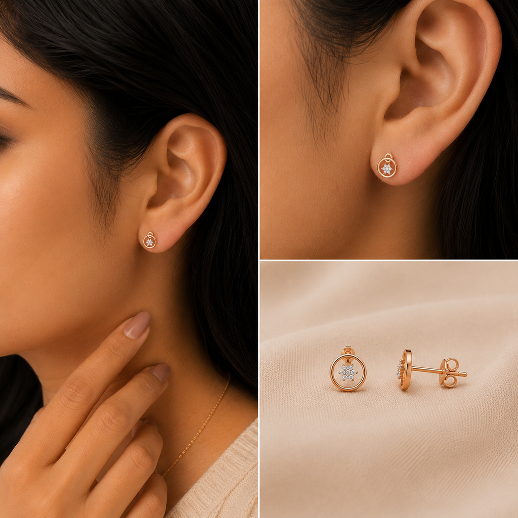 Halo Blossom Studs