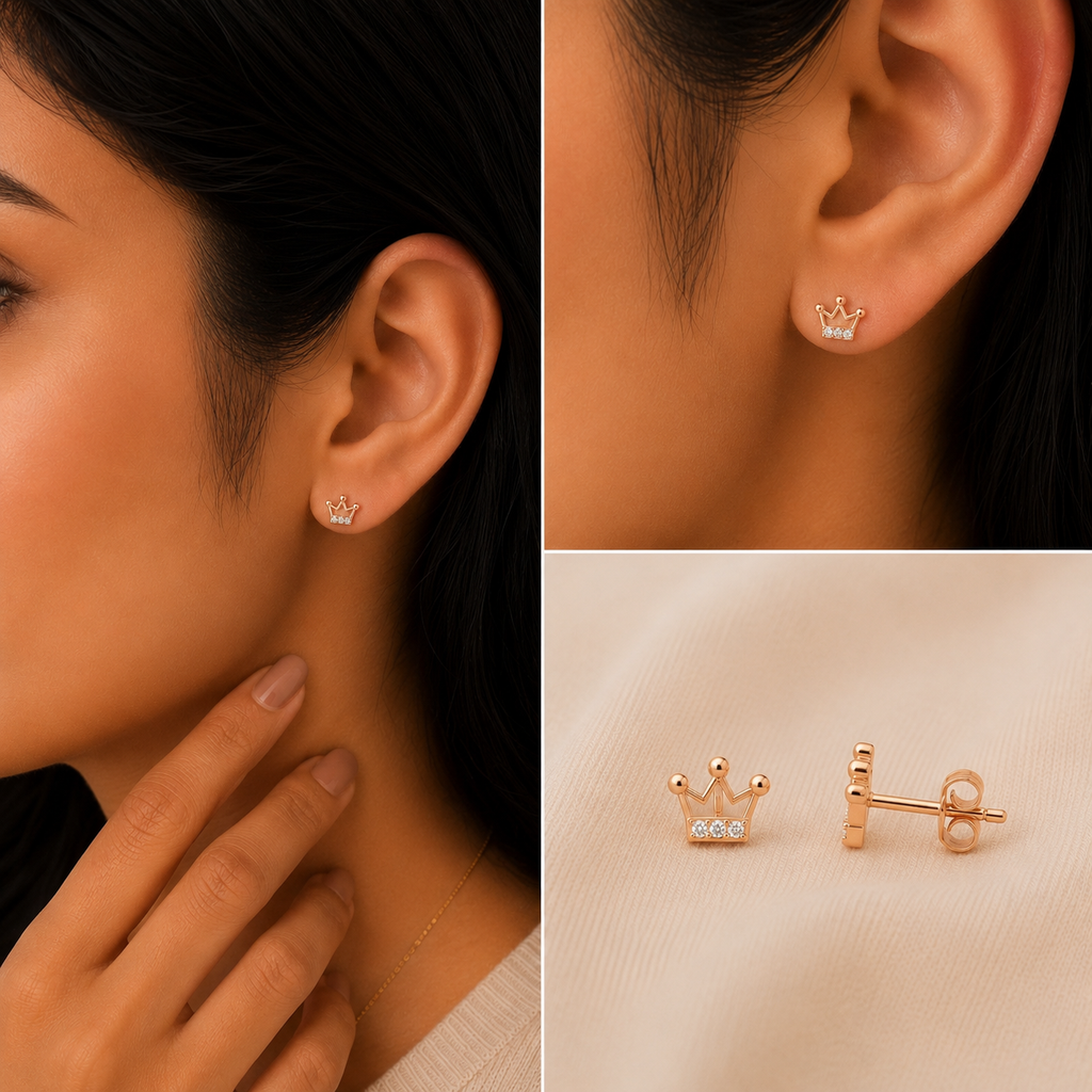 Royal Crown Studs