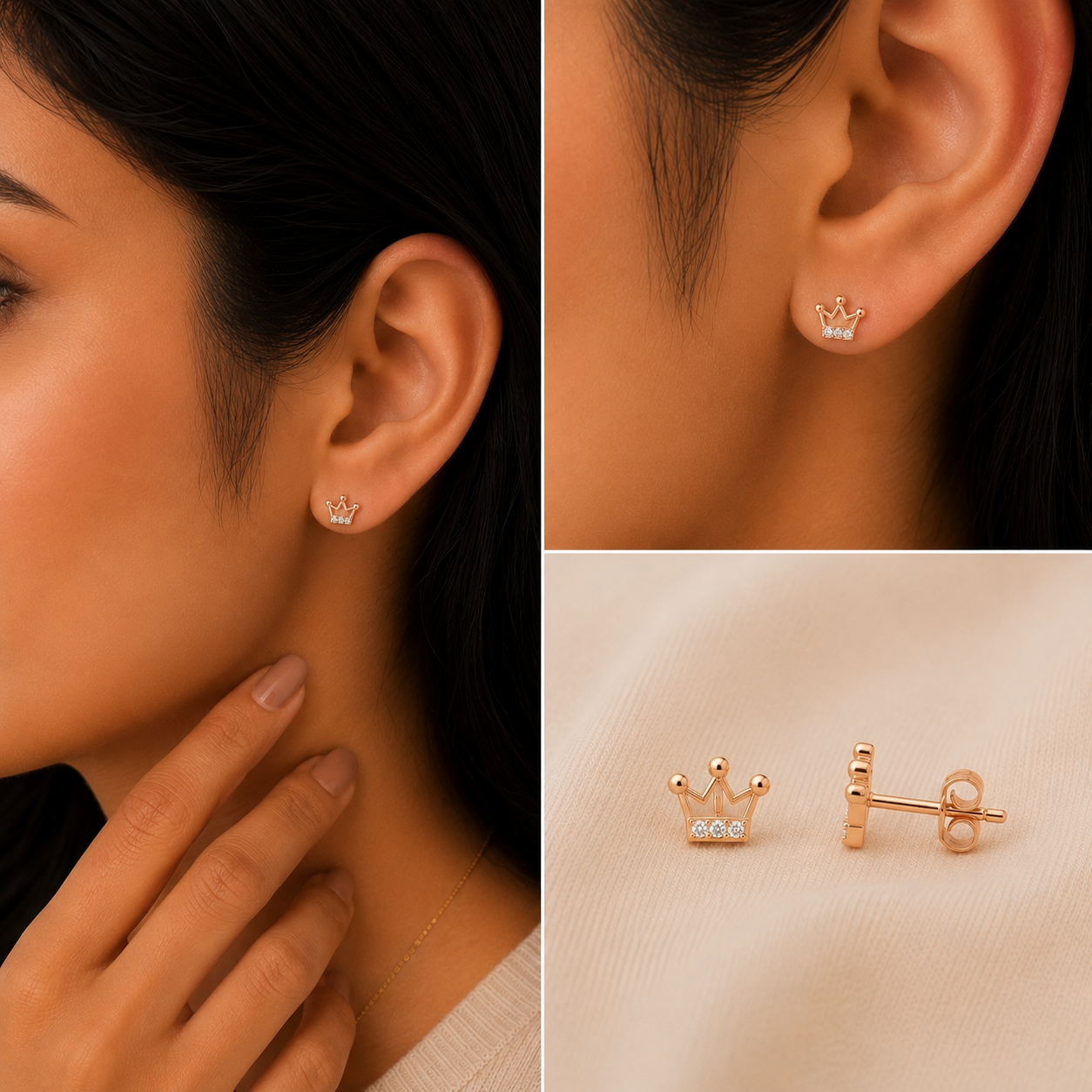 Royal Crown Studs