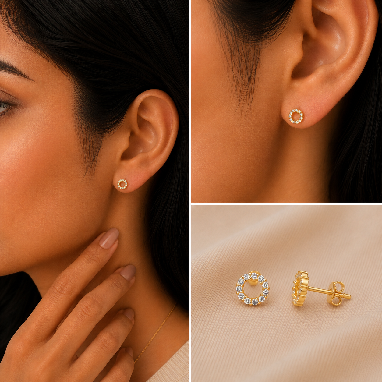 Circle of Light Studs